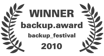 Winner backup.award backup_festival 2010