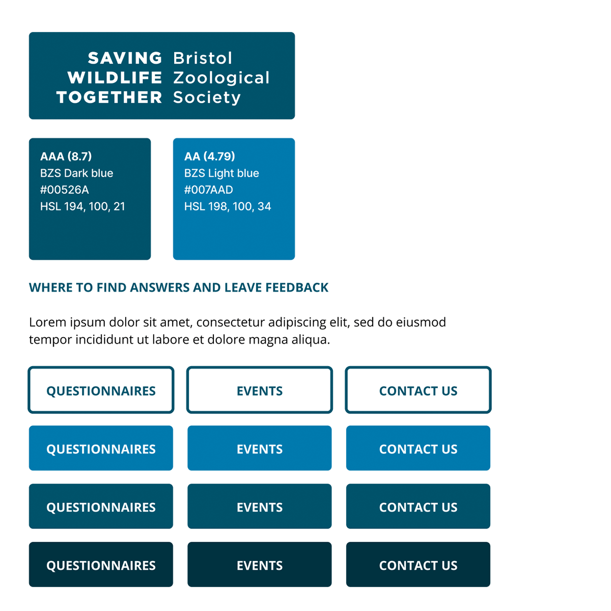 Collection of brand assets including lockup, colours and fonts